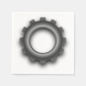 Serviette En Papier Serviettes en métal en papier de coton (Devant)