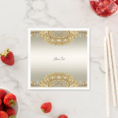 Serviette En Papier Serviettes en or (En situation)