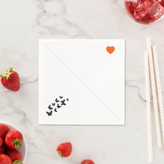 Serviette En Papier Serviettes en papier, 4,75 po x 4,75 po (En situation)