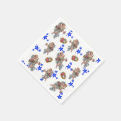 Serviette En Papier serviettes en papier, Angel Blue Stars (Coin)