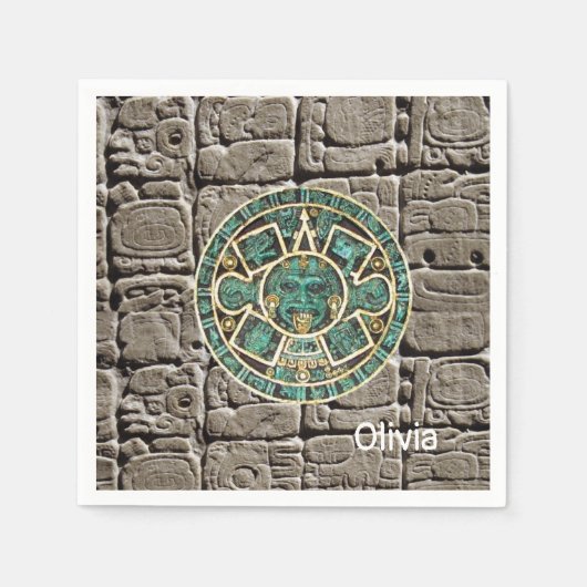 Serviette En Papier Serviettes en papier, Aztec (Devant)