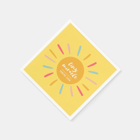Serviette En Papier Serviettes en papier, Baby shower miracle minuscul (Coin)