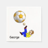 Serviette En Papier Serviettes En Papier, Balle De Football (Devant)