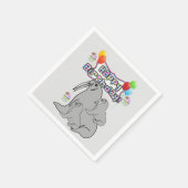 Serviette En Papier Serviettes en papier, Ballons de phoque d'annivers (Coin)