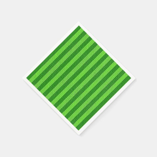 Serviette En Papier Serviettes en papier, bande verte (Coin)
