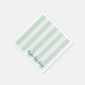Serviette En Papier Serviettes en papier, bandes bleues (Coin)
