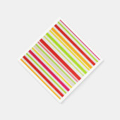 Serviette En Papier serviettes en papier, bandes colorées (Coin)