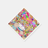 Serviette En Papier Serviettes en papier, Bébés d'anniversaire heureux (Coin)