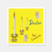 Serviette En Papier serviettes en papier, bougies Angel (Devant)