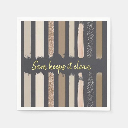 Serviette En Papier Serviettes en papier, Brown (Devant)