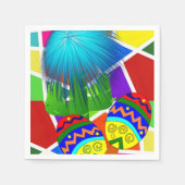 Serviette En Papier Serviettes en papier, Cactus mexicain (Devant)
