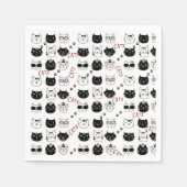 Serviette En Papier Serviettes en papier, chatons chats (Devant)
