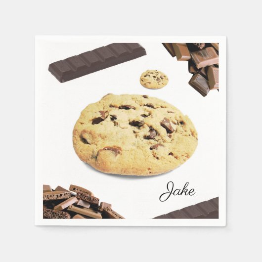 Serviette En Papier Serviettes en papier, Chip de chocolat Cookies (Devant)