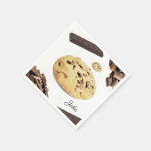 Serviette En Papier Serviettes en papier, Chip de chocolat Cookies (Coin)
