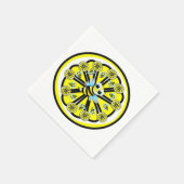Serviette En Papier Serviettes en papier, citrons de bourdon jaune (Coin)