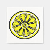 Serviette En Papier Serviettes en papier, citrons jaunes (Devant)