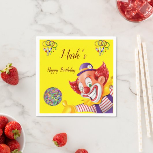 Serviette En Papier Serviettes en papier, Clowns (En situation)