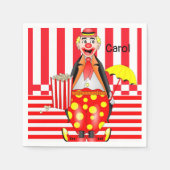 Serviette En Papier Serviettes en papier, Clowns Grains rouges (Devant)