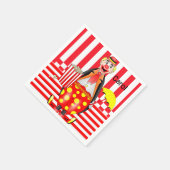 Serviette En Papier Serviettes en papier, Clowns Grains rouges (Coin)