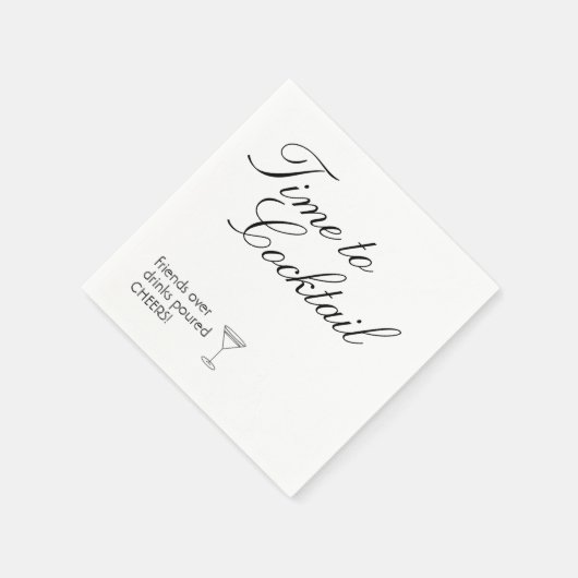 Serviette En Papier Serviettes en papier, Cocktail standard (Coin)