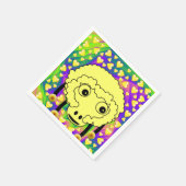 Serviette En Papier Serviettes en papier, Coeurs jaunes moutons (Coin)