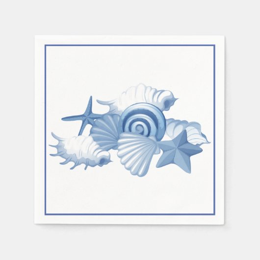 Serviette En Papier Serviettes en papier-Coquillages (Devant)