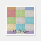 Serviette En Papier Serviettes en papier, couleurs (Devant)