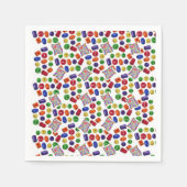 Serviette En Papier Serviettes en papier, couleurs (Devant)