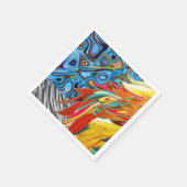 Serviette En Papier Serviettes en papier, couleurs Abstraites (Coin)