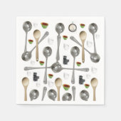 Serviette En Papier Serviettes en papier, cuillères (Devant)