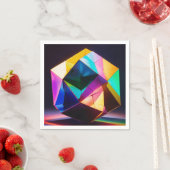 Serviette En Papier "Serviettes en papier design unique" (En situation)