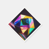 Serviette En Papier "Serviettes en papier design unique" (Coin)