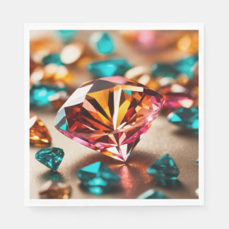 Serviette En Papier "Serviettes en papier Diamond Design"