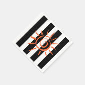 Serviette En Papier Serviettes en papier, en noir et blanc (Coin)