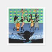 Serviette En Papier Serviettes en papier, femme africaine (Devant)