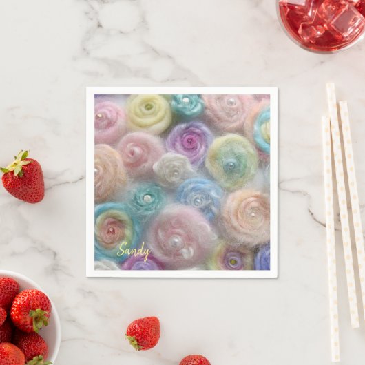 Serviette En Papier Serviettes en papier, Fer pastel (En situation)