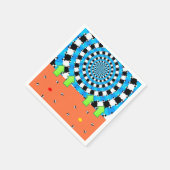 Serviette En Papier Serviettes en papier, Flèche circulaire bleue (Coin)