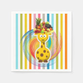 Serviette En Papier Serviettes en papier, Giraffe Fruit (Devant)