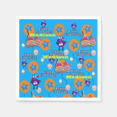 Serviette En Papier Serviettes en papier, Joyeux 6 Ballons d'anniversa (Devant)