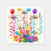 Serviette En Papier Serviettes en papier, Joyeux anniversaire (Devant)