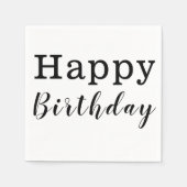 Serviette En Papier Serviettes en papier, Joyeux anniversaire (Devant)