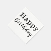 Serviette En Papier Serviettes en papier, Joyeux anniversaire (Coin)