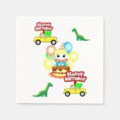 Serviette En Papier Serviettes en papier, Joyeux Anniversaire Angel (Devant)