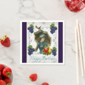 Serviette En Papier Serviettes en papier, Joyeux Anniversaire de raisi (En situation)