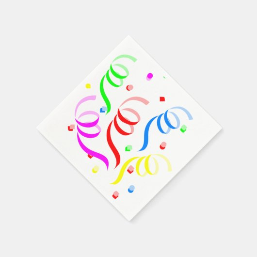 Serviette En Papier Serviettes en papier, Joyeux Confetti d'anniversai (Coin)
