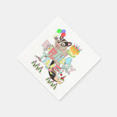 Serviette En Papier Serviettes en papier, Joyeux gâteau Possum Anniver (Coin)