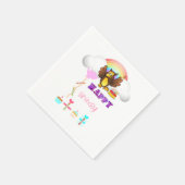 Serviette En Papier Serviettes en papier, Joyeux hibou d'anniversaire (Coin)