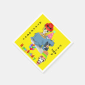 Serviette En Papier Serviettes en papier, Joyeux Hippopotamus Kittens (Coin)