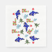 Serviette En Papier Serviettes en papier, Joyeux poisson de requin de  (Devant)