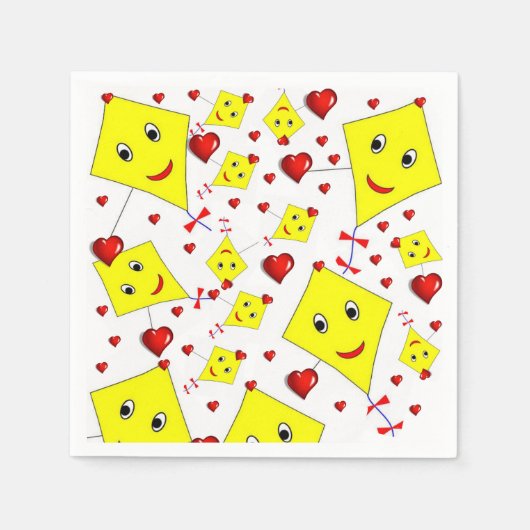 Serviette En Papier Serviettes en papier, Kits jaunes (Devant)